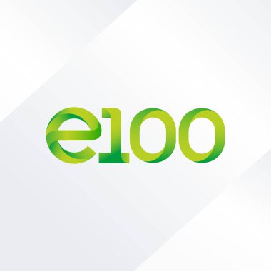 harf ve rakam logosu E100