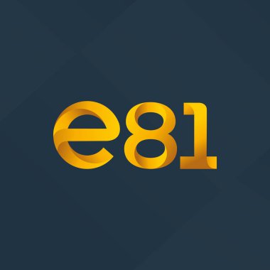 harf ve rakam logosu E81