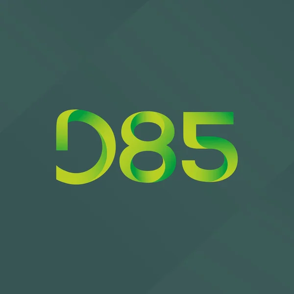 Logotipo de letra y dígito D85 — Archivo Imágenes Vectoriales