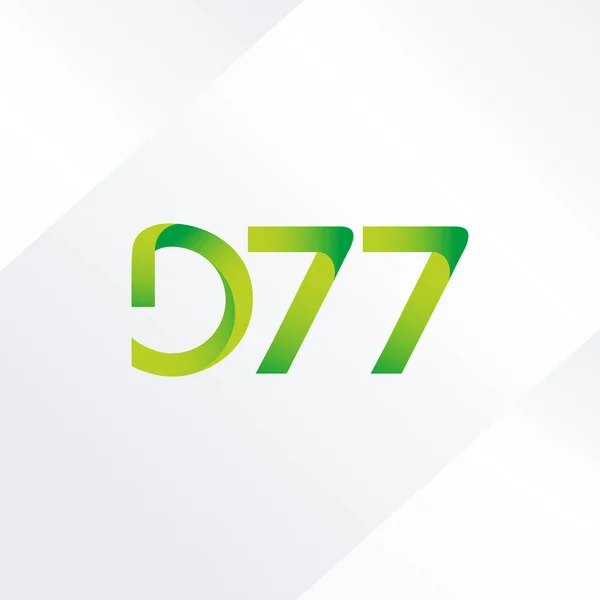 字母与数字标志 D77 — 图库矢量图片