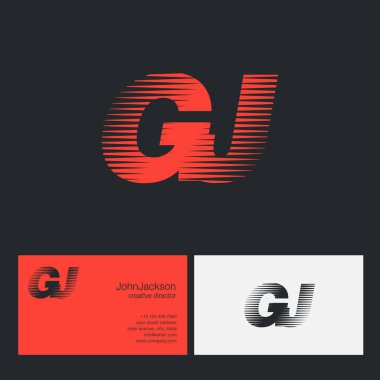 GJ harfler şirket logosu 
