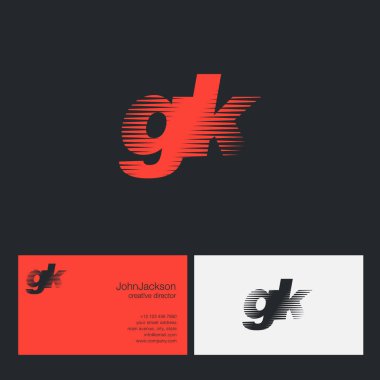 GK harfler şirket logosu 