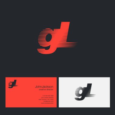 GL harfler şirket logosu 