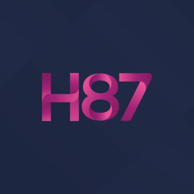 Harf ve sayı logosu H87