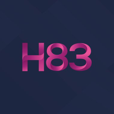 Harf ve sayı logosu H83