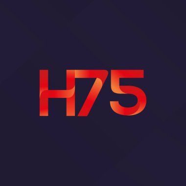 Harf ve sayı logosu H75