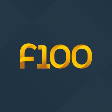 Harf ve sayı logosu F100