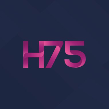 Harf ve sayı logosu H75