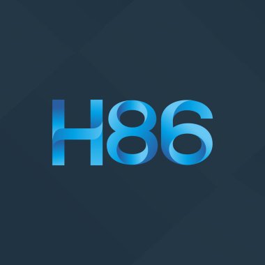 Harf ve sayı logosu H86