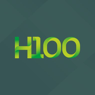 Harf ve sayı logosu H100