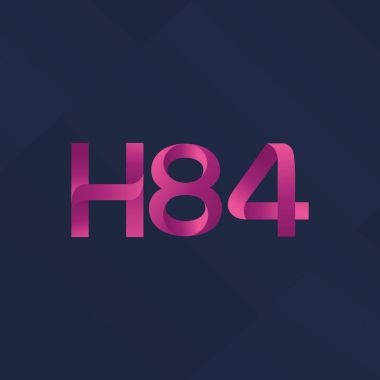 Harf ve sayı logosu H84