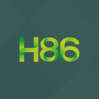 Harf ve sayı logosu H86