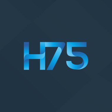 Harf ve sayı logosu H75