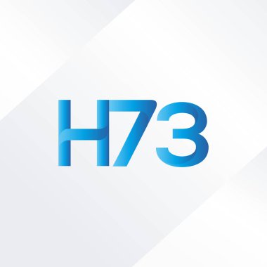Harf ve sayı logosu H73