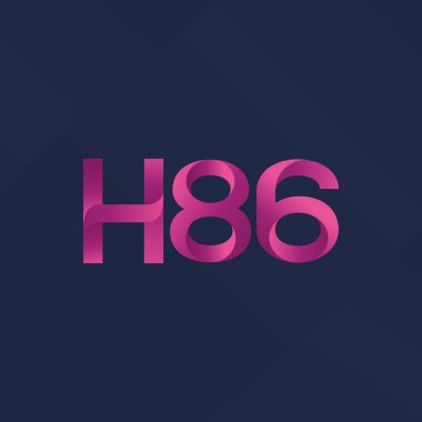 Harf ve sayı logosu H86