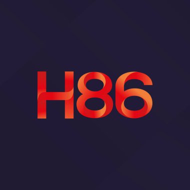 Harf ve sayı logosu H86