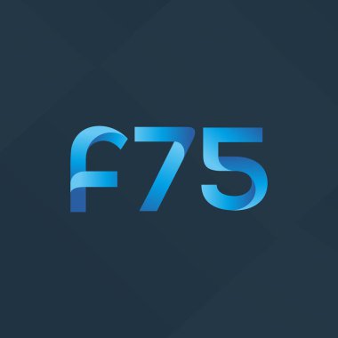 Harf ve sayı logosu F75