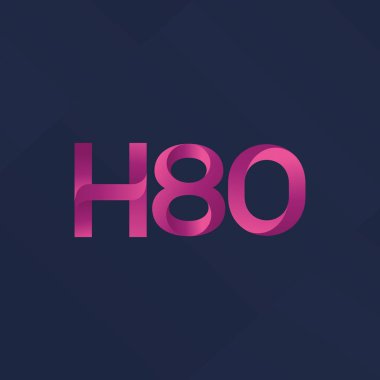 Harf ve sayı logosu H80