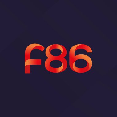 Harf ve sayı logosu F86
