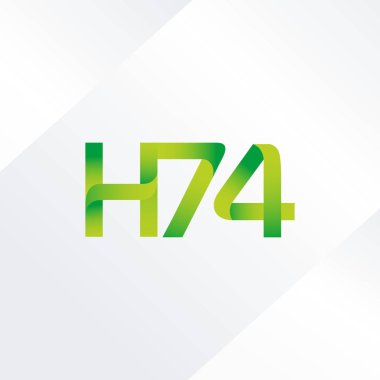 Harf ve sayı logosu H74