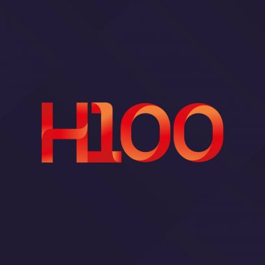 Harf ve sayı logosu H100