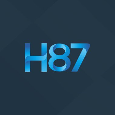 Harf ve sayı logosu H87