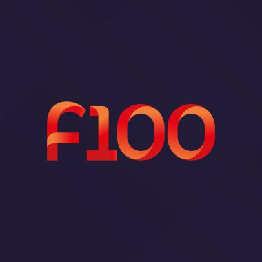 Harf ve sayı logosu F100