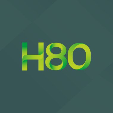 Harf ve sayı logosu H80
