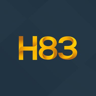 Harf ve sayı logosu H83