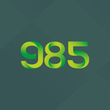 Harf ve sayı logosu G85