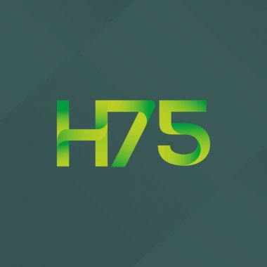 Harf ve sayı logosu H75