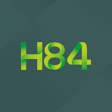 Harf ve sayı logosu H84