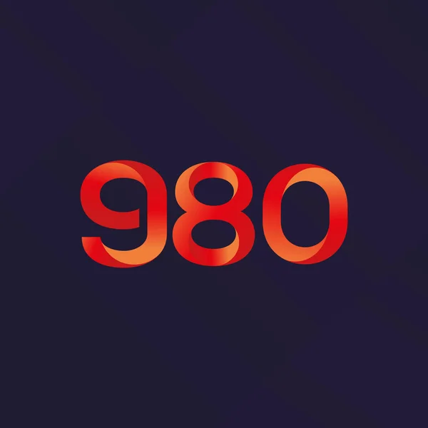 Γράμματος και αριθμού λογότυπο G80 — Διανυσματικό Αρχείο