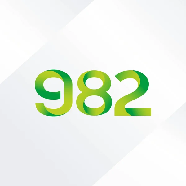 Γράμματος και αριθμού λογότυπο G82 — Διανυσματικό Αρχείο