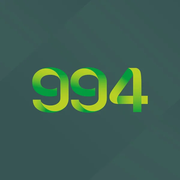 Lettera e numero logo G94 — Vettoriale Stock