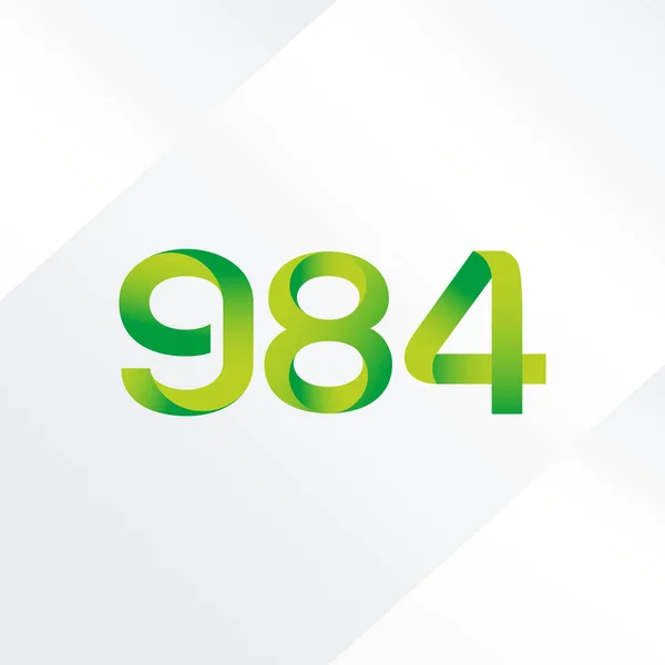 Lettera e numero logo G84 — Vettoriale Stock