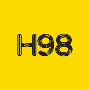 Harf ve sayı logosu H98