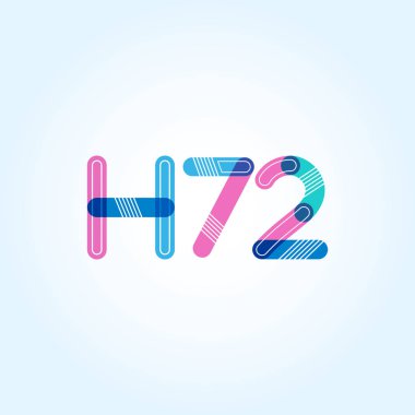Harf ve sayı logosu H72