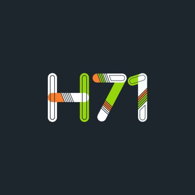 Harf ve sayı logosu H71