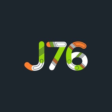 Harf ve sayı logosu J76