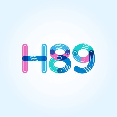 Harf ve sayı logosu H89