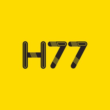 Harf ve sayı logosu H77