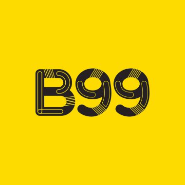 Harf ve sayı logosu B99