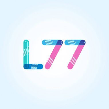 Harf ve sayı logosu L77
