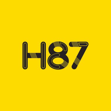 Harf ve sayı logosu H87