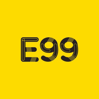 Harf ve sayı logosu E99