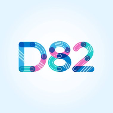 Harf ve sayı logosu D82