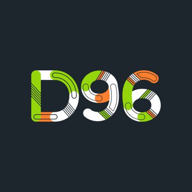 Harf ve sayı logosu D96