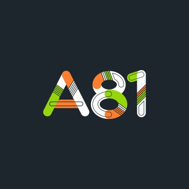 Harf ve sayı logosu A81