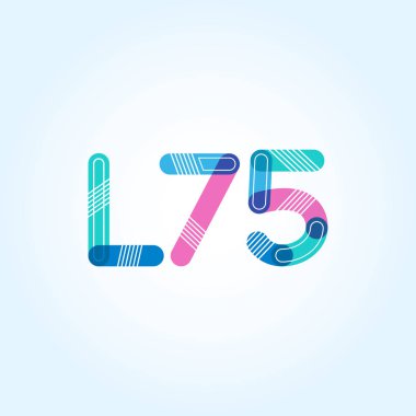 Harf ve sayı logosu L75